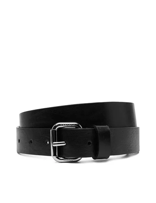 Cintura pelle liscia donna Afona nero