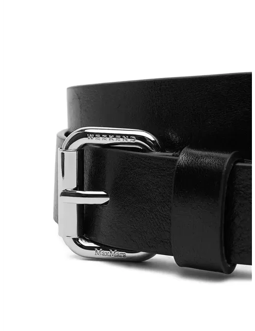 Cintura pelle liscia donna Afona nero