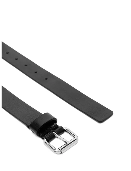 Cintura pelle liscia donna Afona nero