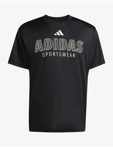 T-shirt uomo House Of Tiro Linear Graphic nero