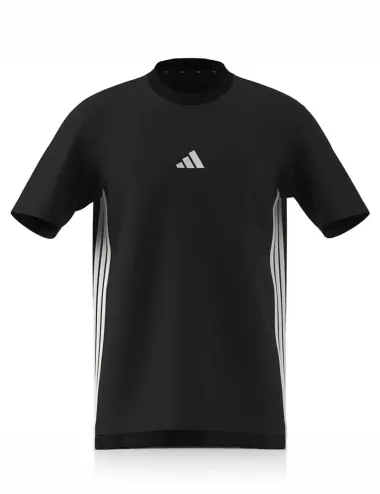T-shirt uomo Essentials 3-Stripes nero