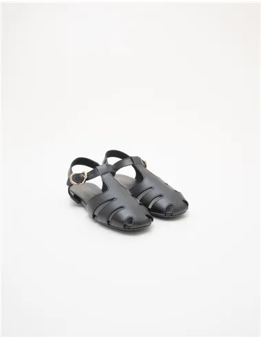 Sandali donna Fisherman nero