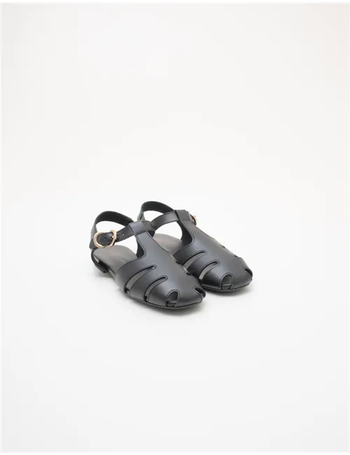 Sandali donna Fisherman nero