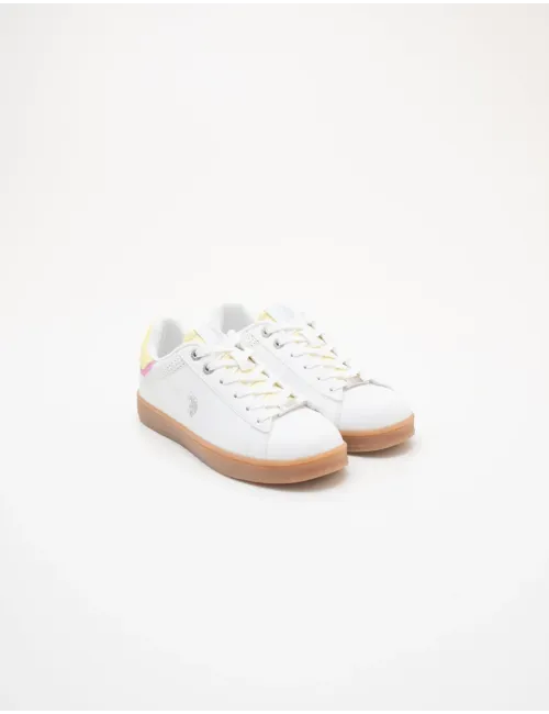 Sneakers donna Maya bianco giallo