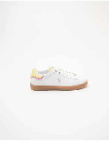 Sneakers donna Maya bianco giallo