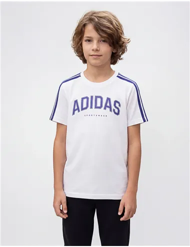 T-shirt bambino Codes Collegiate Graphic bianco
