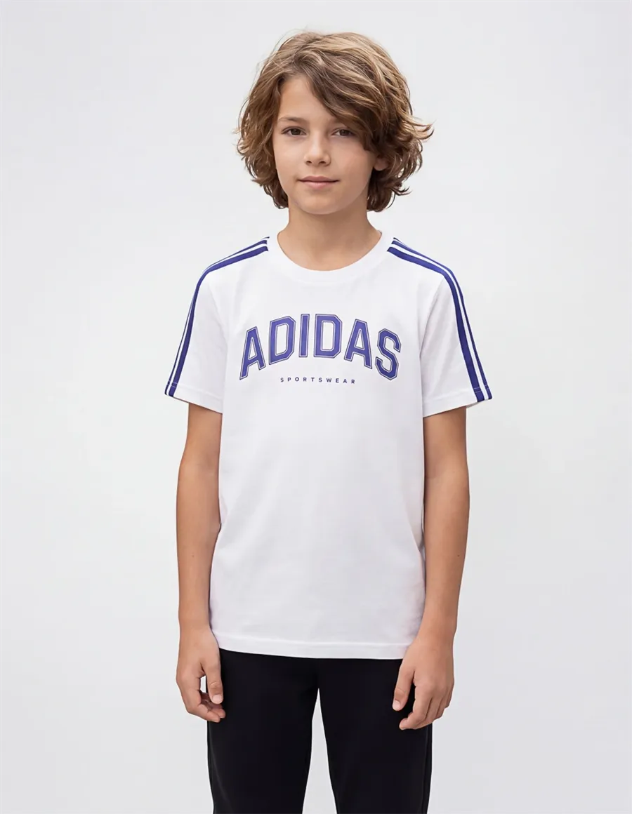 T-shirt bambino Codes Collegiate Graphic bianco