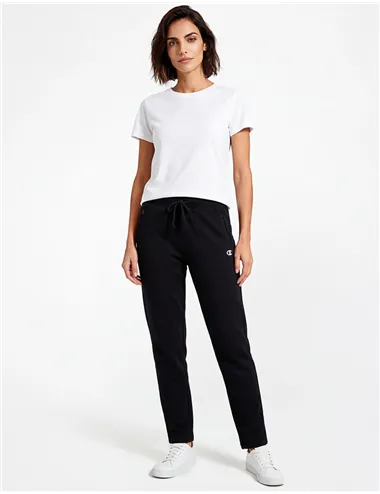 Pantaloni jogger cotone donna nero