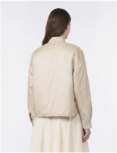 Giacca imbottita reversibile donna Sughero beige