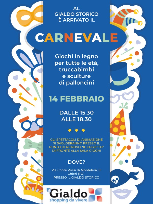 ✨ Il Carnevale arriva al Gialdo Storico
