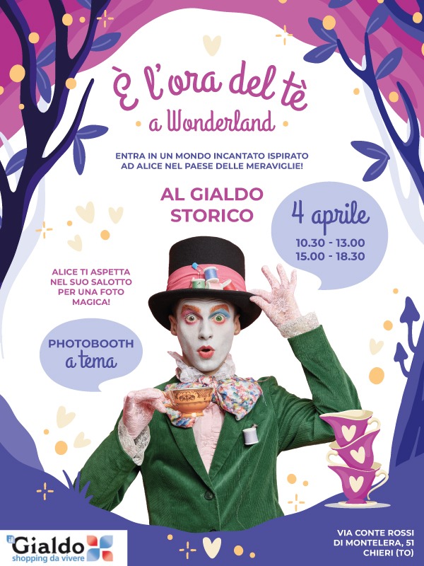 È l’ora del tè a Wonderland ☕